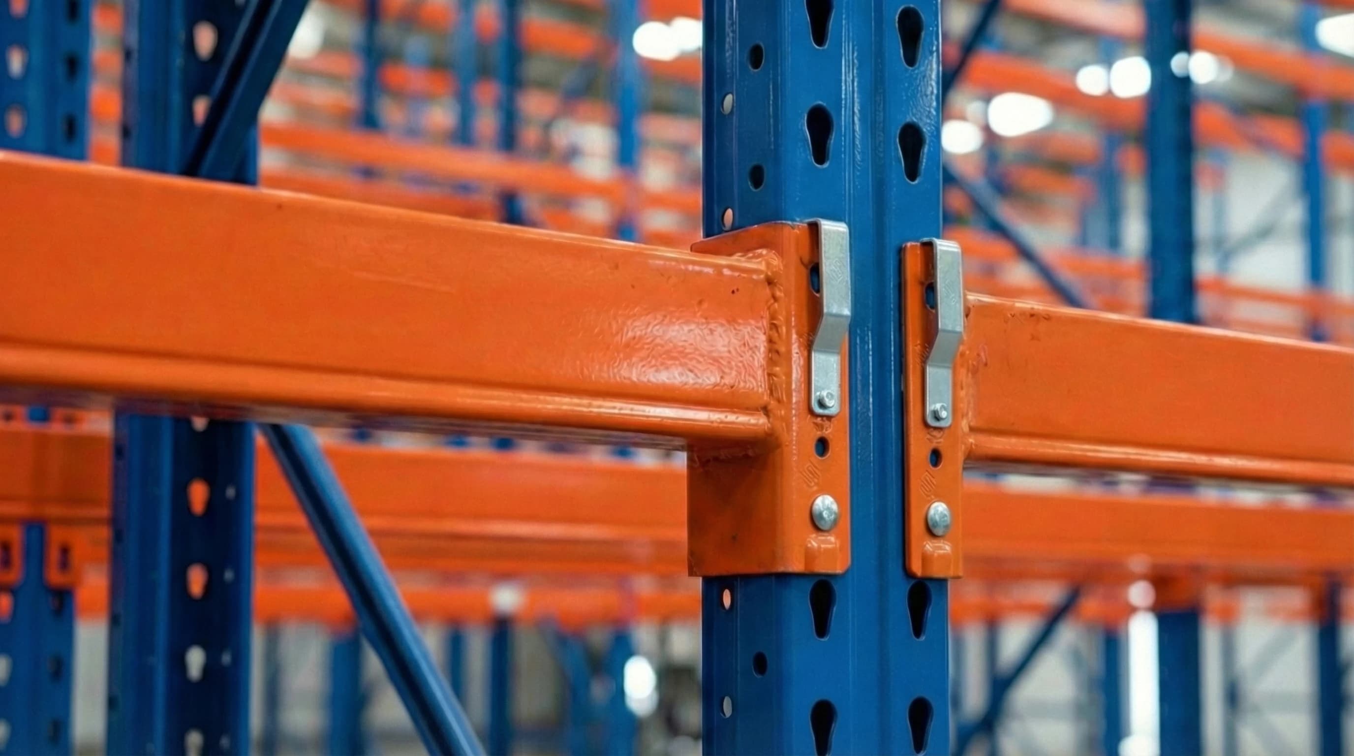 Pallet Racking Beam – Orange (2.4m)