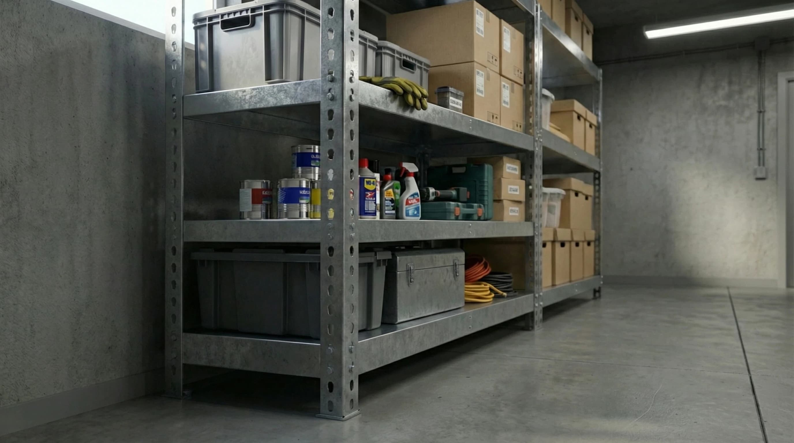 Slotted Angle Upright (Galvanized)